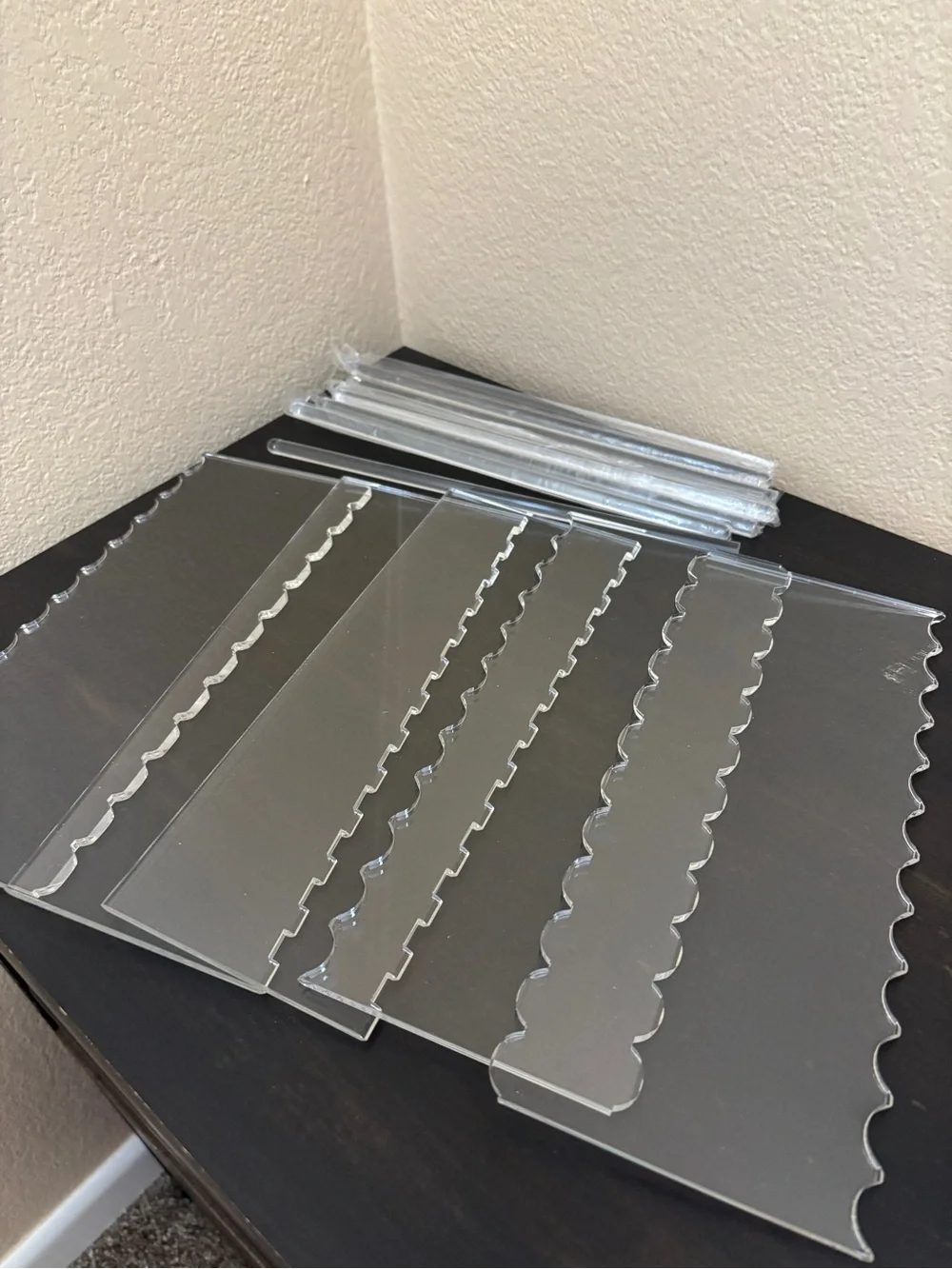 Clear Acrylic Display Panels Set